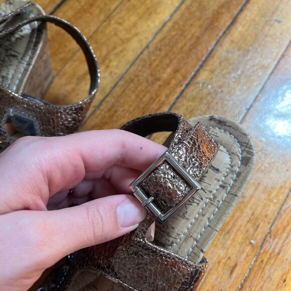 DexFlex Sandals Thongs Y2K Women's 8 Brown - Picture 7 of 8